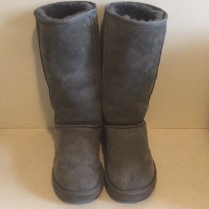 UGG Classic Tall Boots Gray size 8